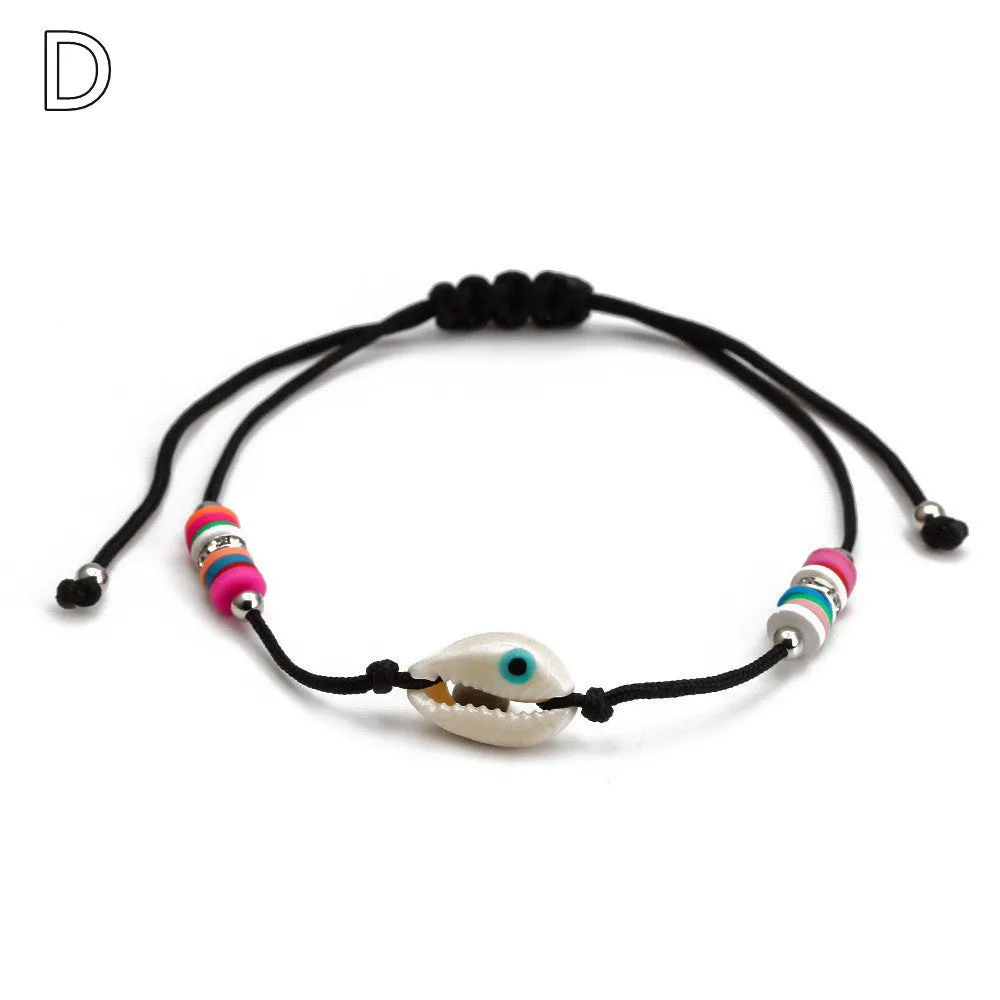 European And American Shell Beach Couple Bracelet
