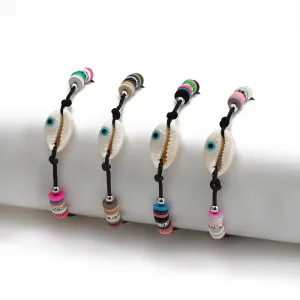 European And American Shell Beach Couple Bracelet