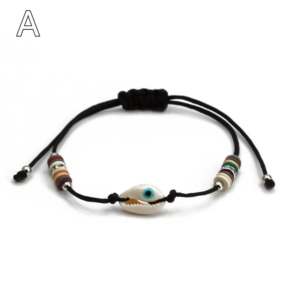 European And American Shell Beach Couple Bracelet