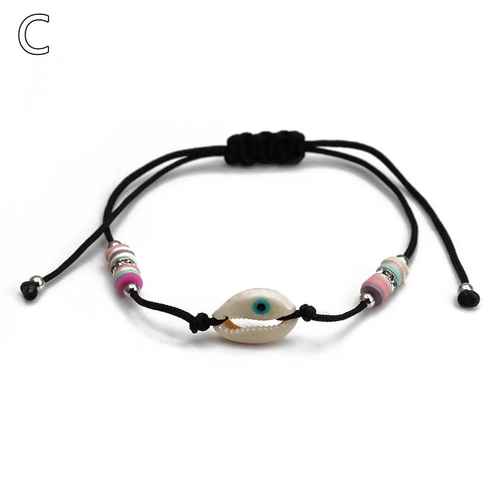 European And American Shell Beach Couple Bracelet