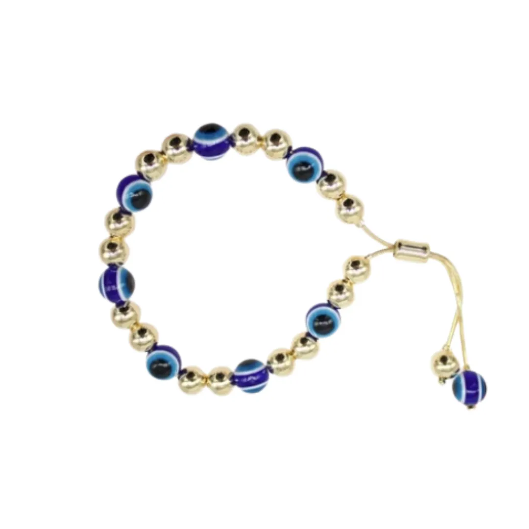 Evil Eye Big Beads Bracelet