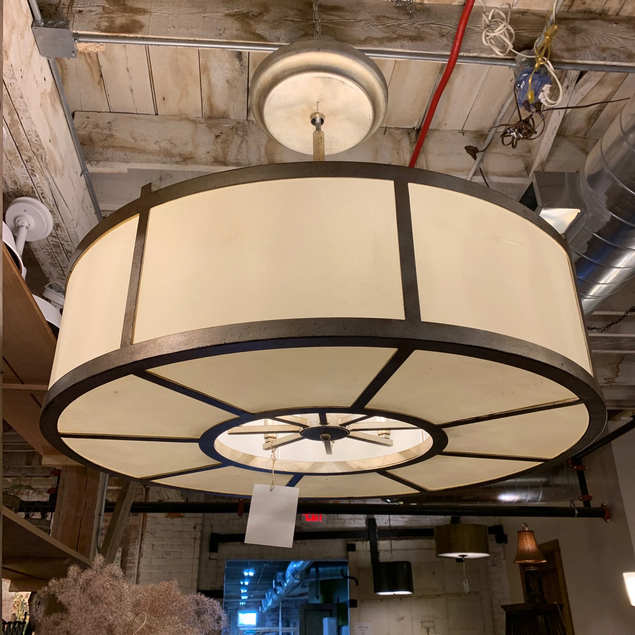 Fine Arts Luminaire Chandelier, Portobello Road with Barrel Shade