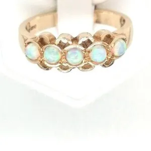 Five Stone Opal Ring