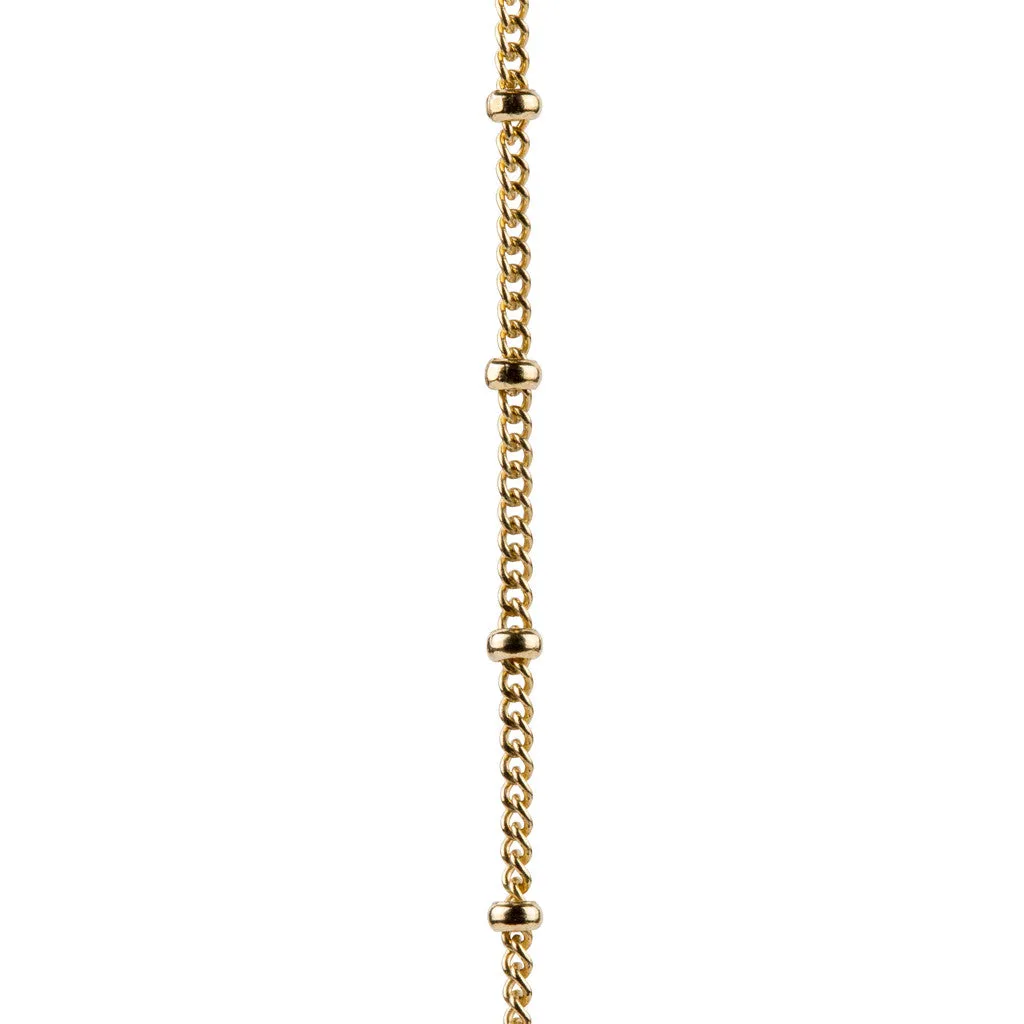 Gold Necklace with Locket Pendant