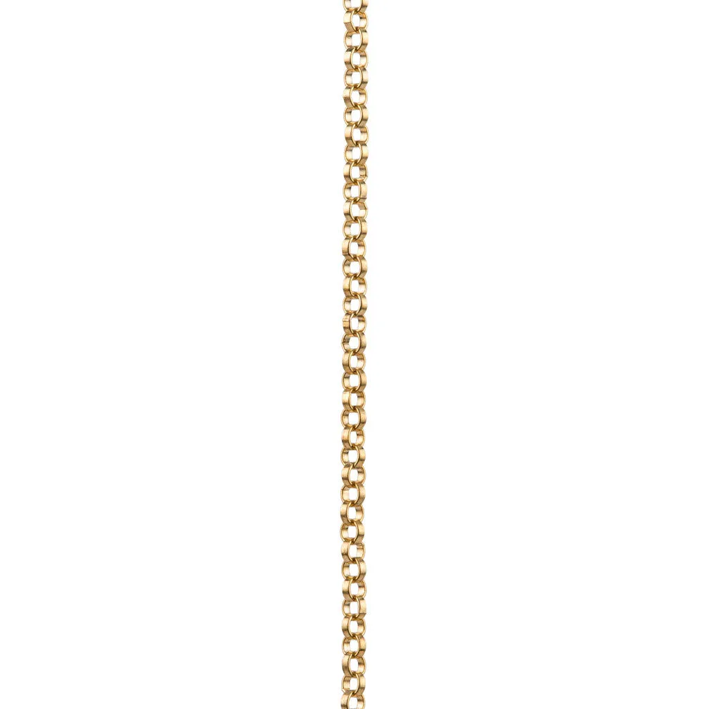 Gold Necklace with Locket Pendant