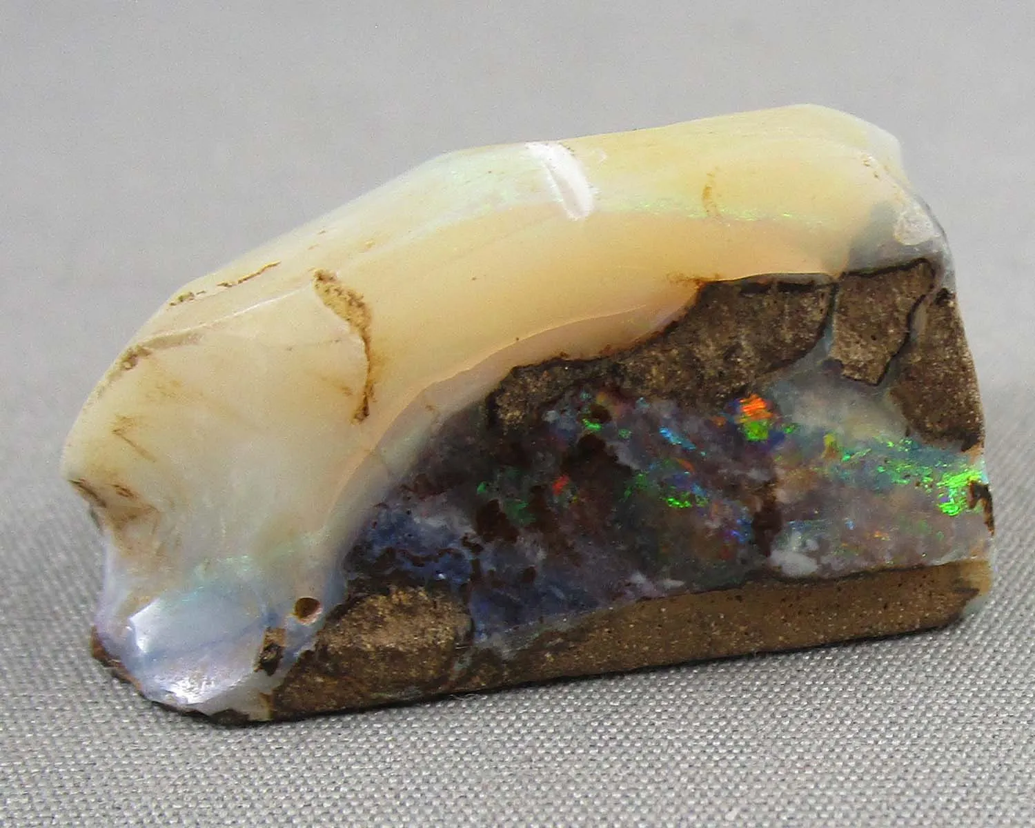 Green Glow Australian Boulder Opal 1pc B010-7