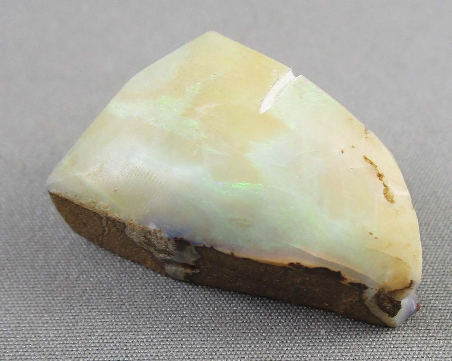 Green Glow Australian Boulder Opal 1pc B010-7