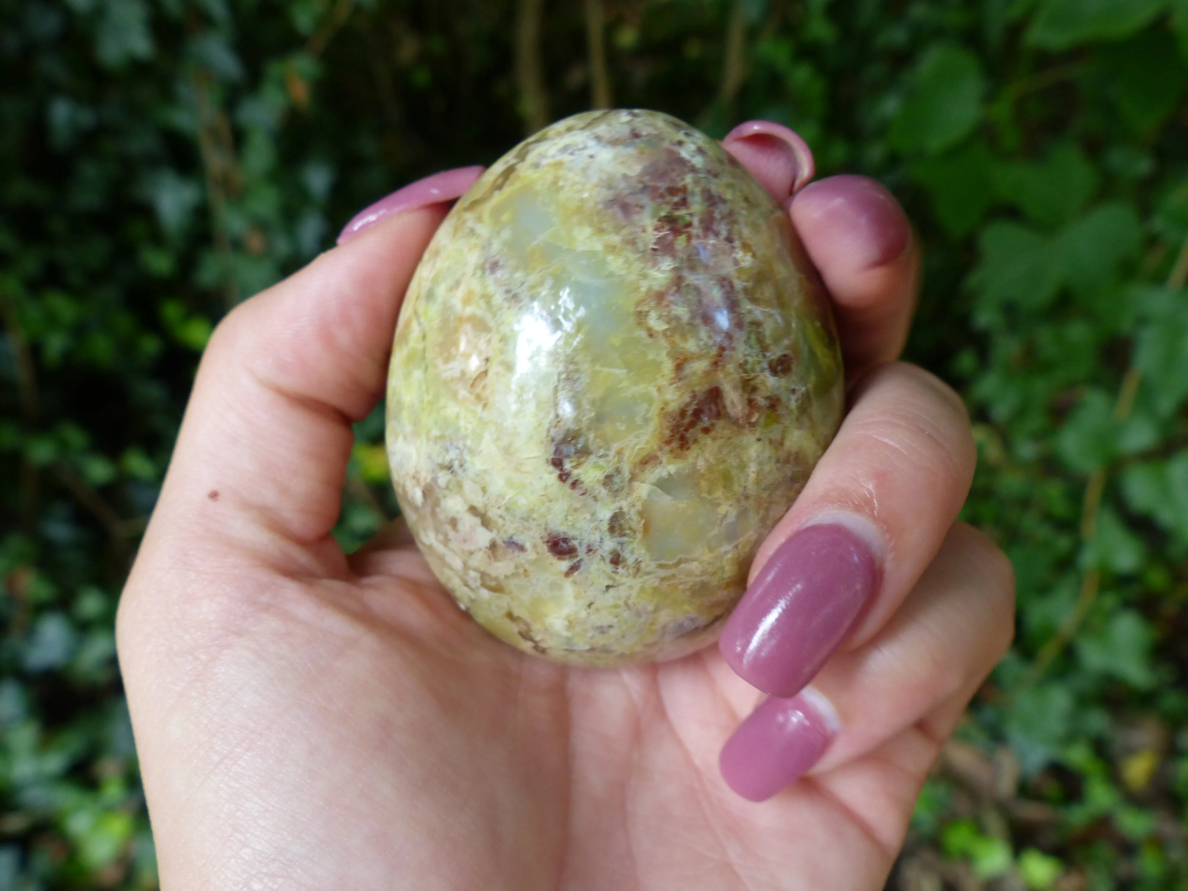 Green Opal Palm Stone (#6)
