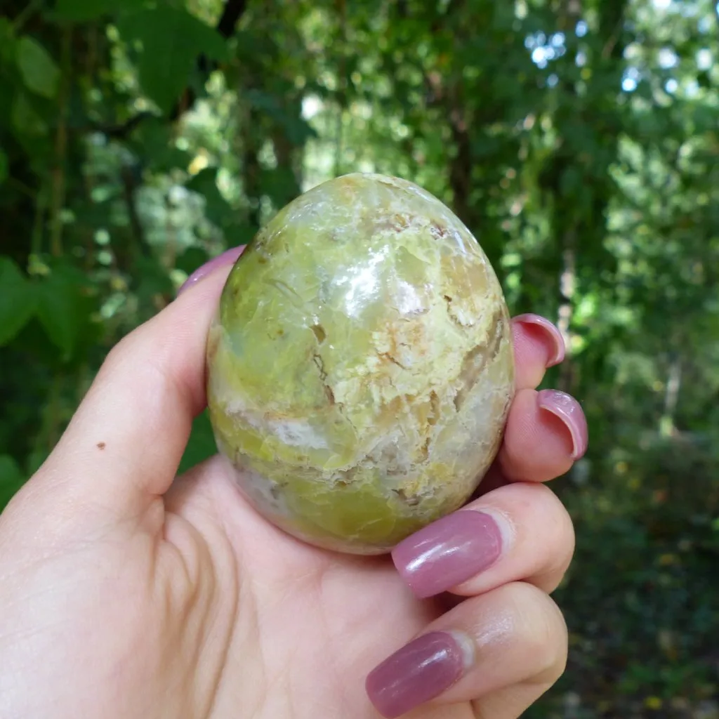Green Opal Palm Stone (#6)