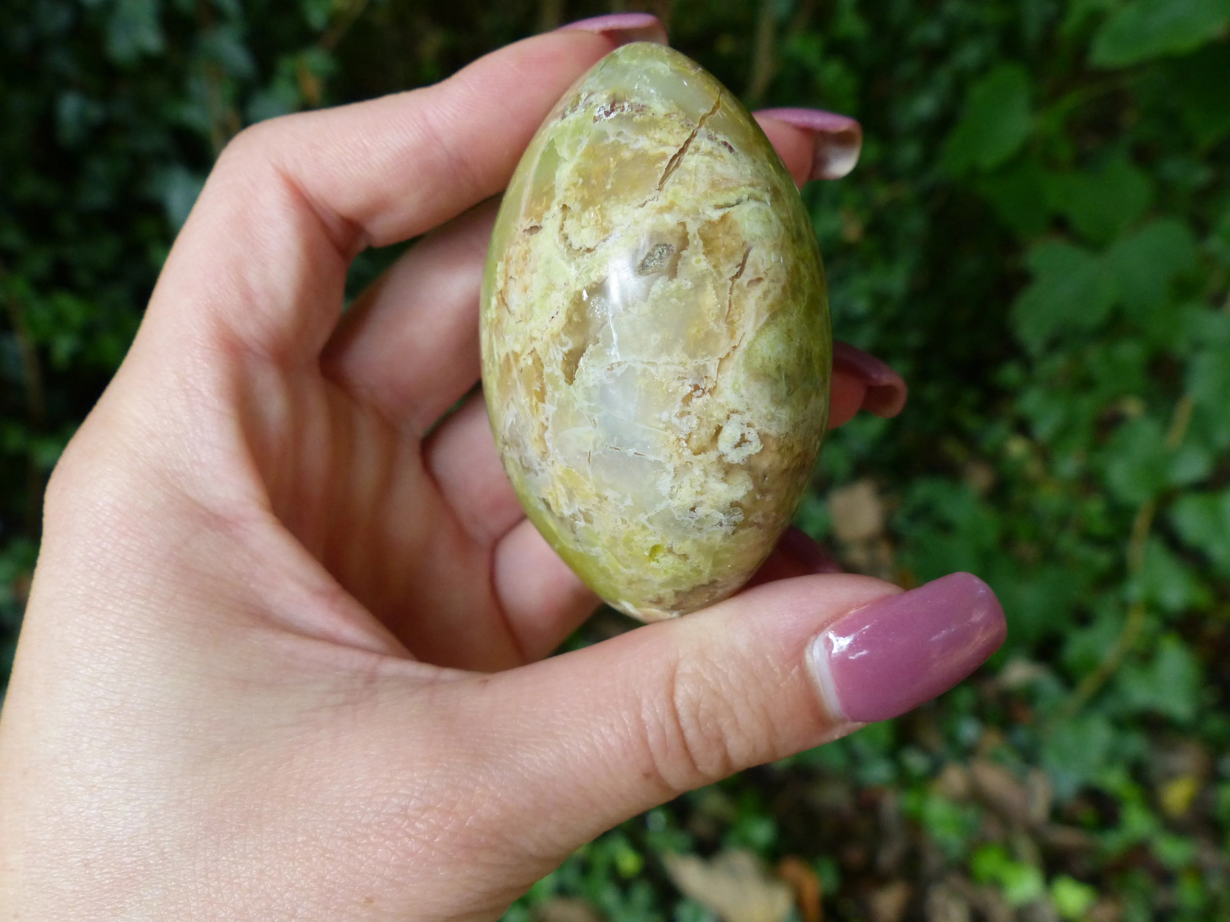 Green Opal Palm Stone (#6)