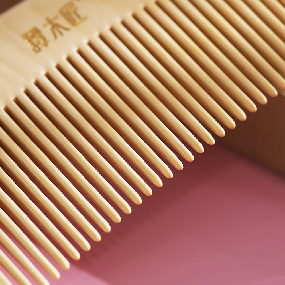 Handcraft Natural Wood Hair Comb