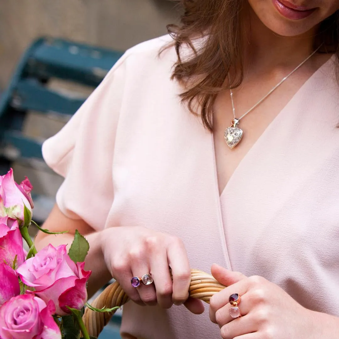 Heart Locket Necklace  White Gold   Photos