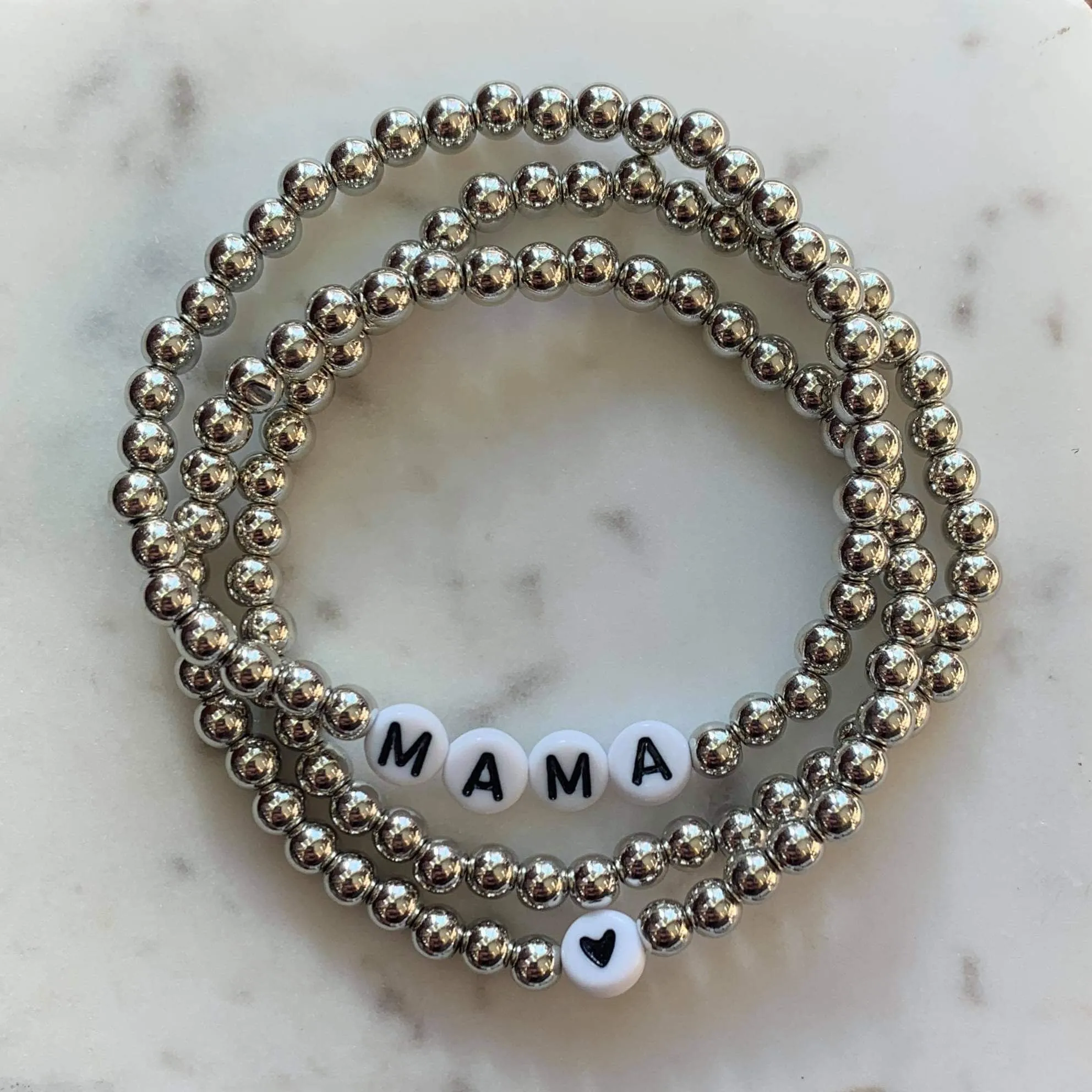 Heart Mama Bracelet set