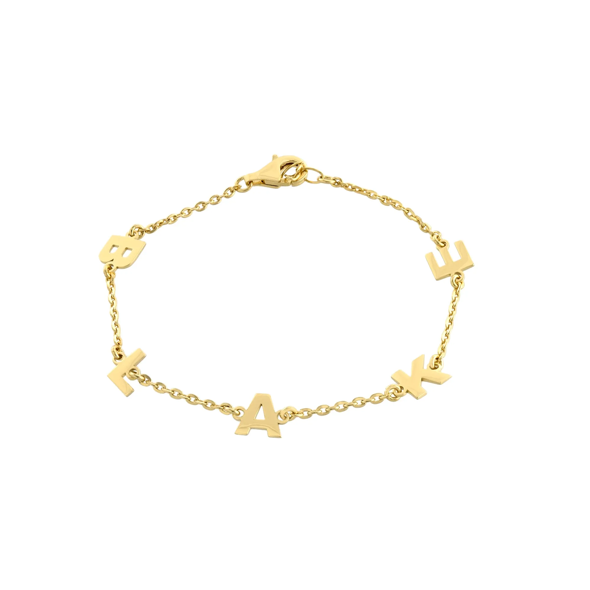 Initial Letters Bracelet