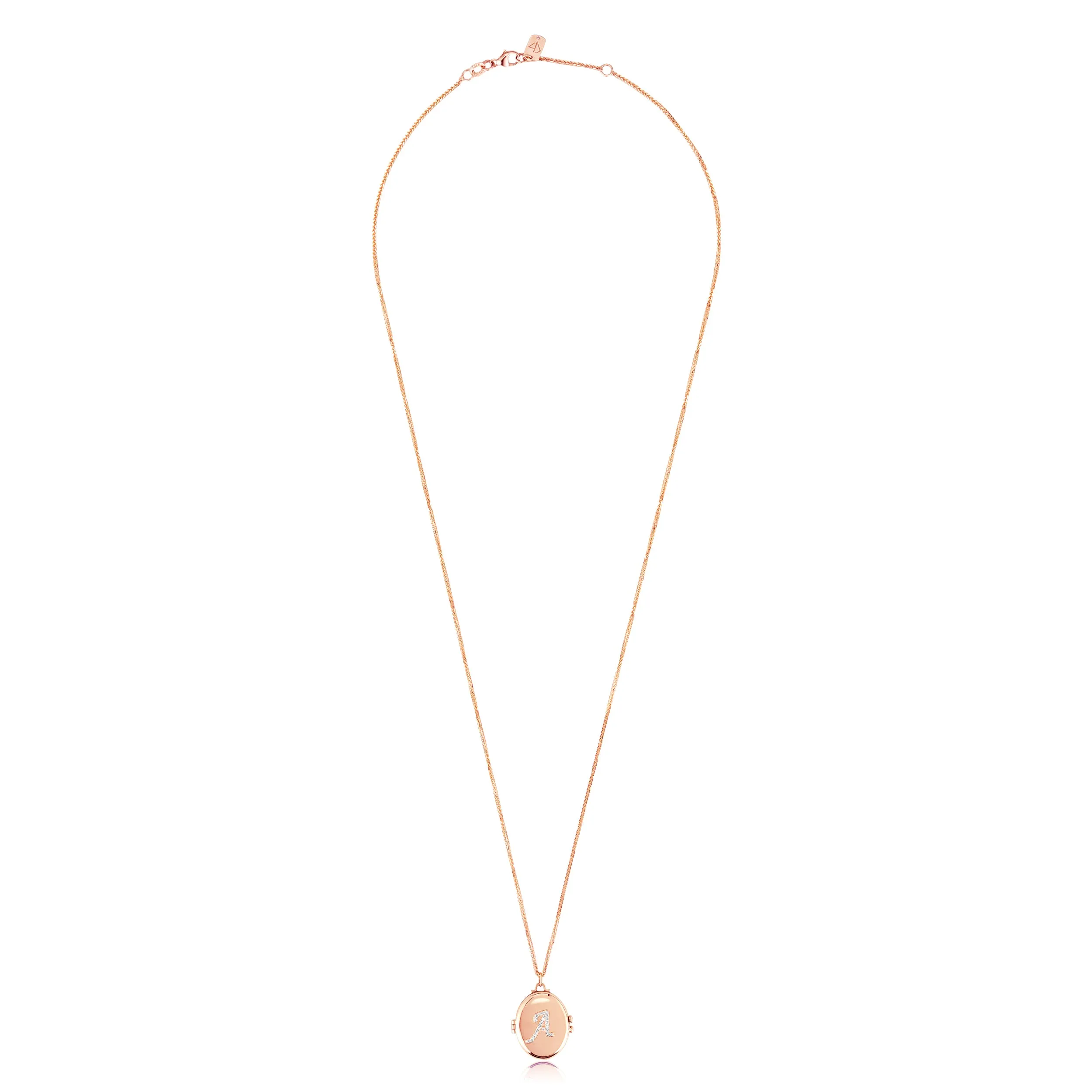 Initial Locket Necklace