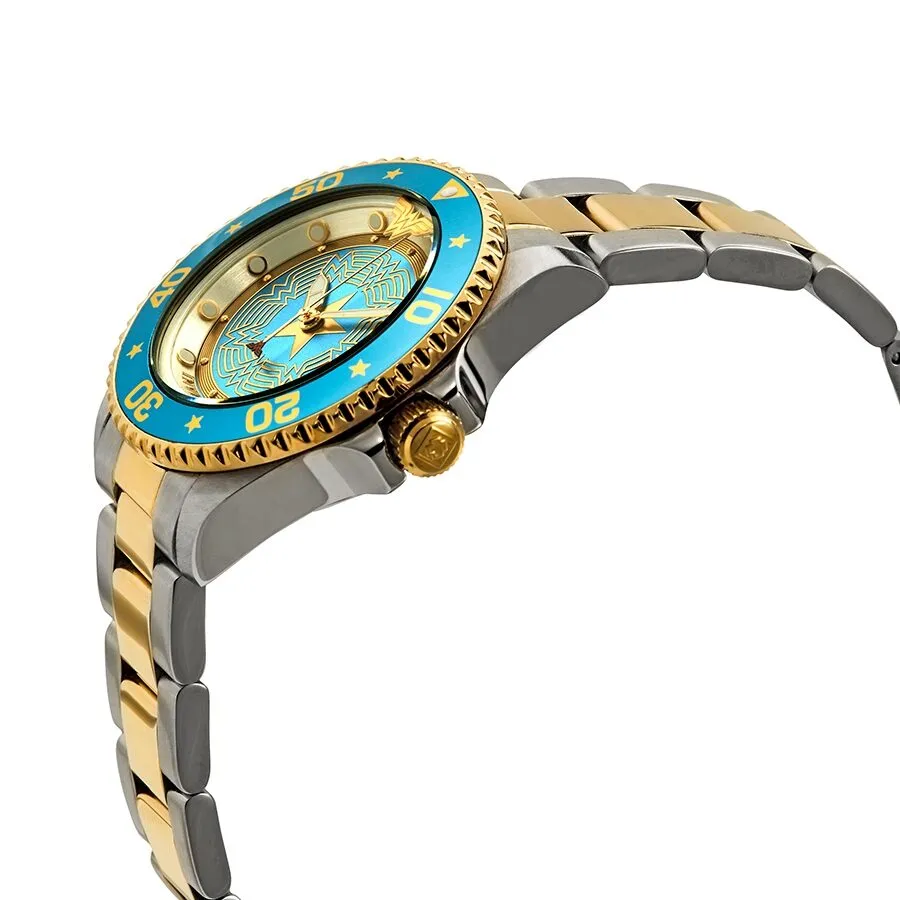 Invicta DC Comics Wonder Woman Quartz Light Blue Dial Ladies Watch 29692