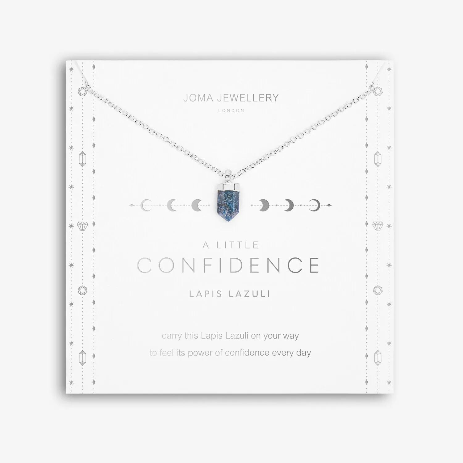 Joma Jewellery A Little Crystal Confidence Lapis Lazuli Necklace
