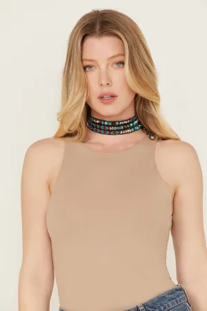 Kaylynn Antique 3-In-1 Beaded Necklace, Bracelet, And Boot Accessory