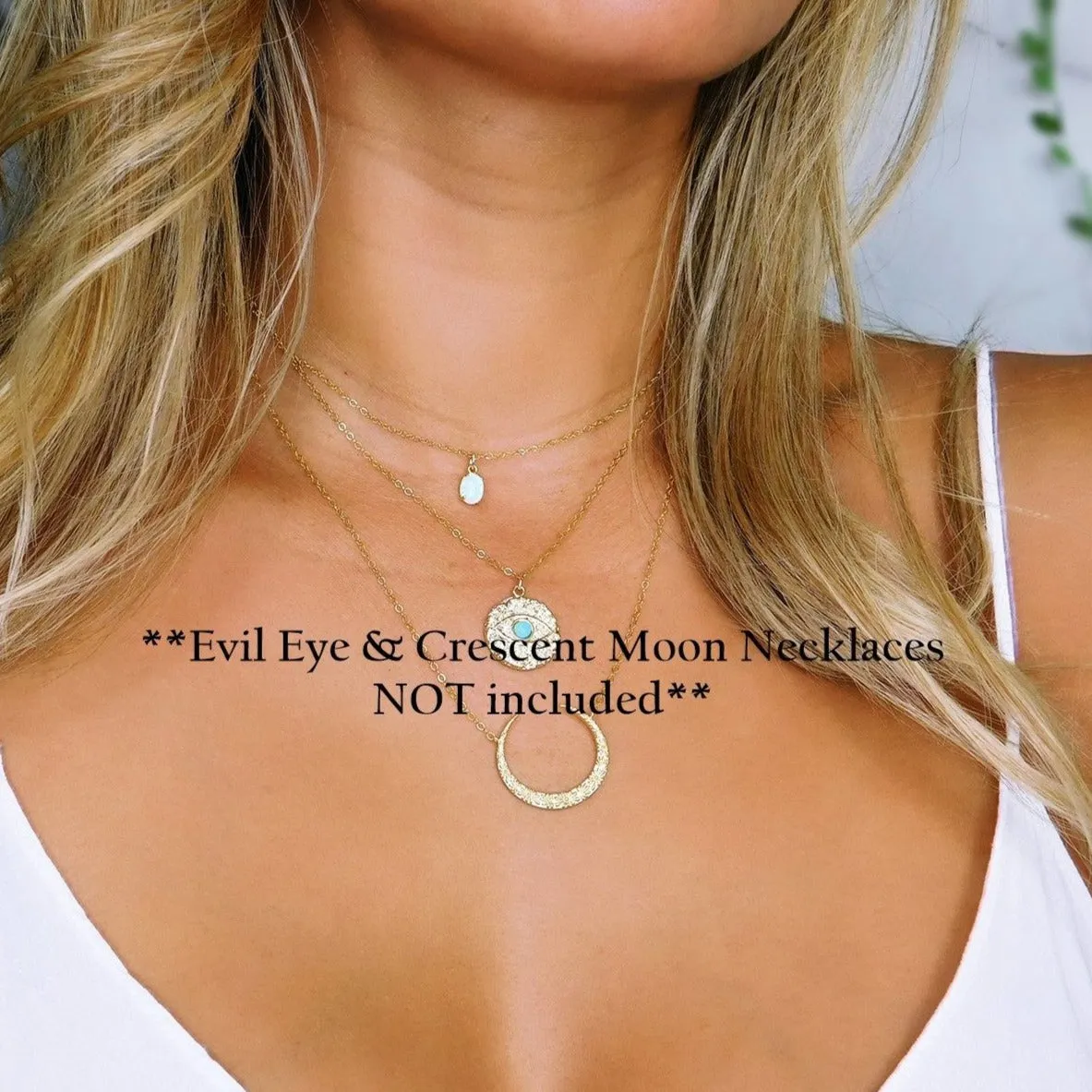 Kehlani Opal Necklace • 14k Gold Filled Necklace