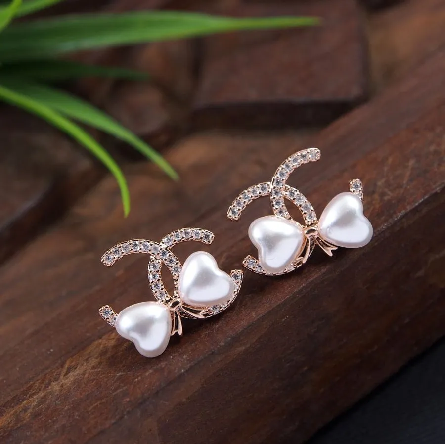 Korean Gold/ Silver/Rosegold Plated Bow Knot Design Fancy Stud Earring