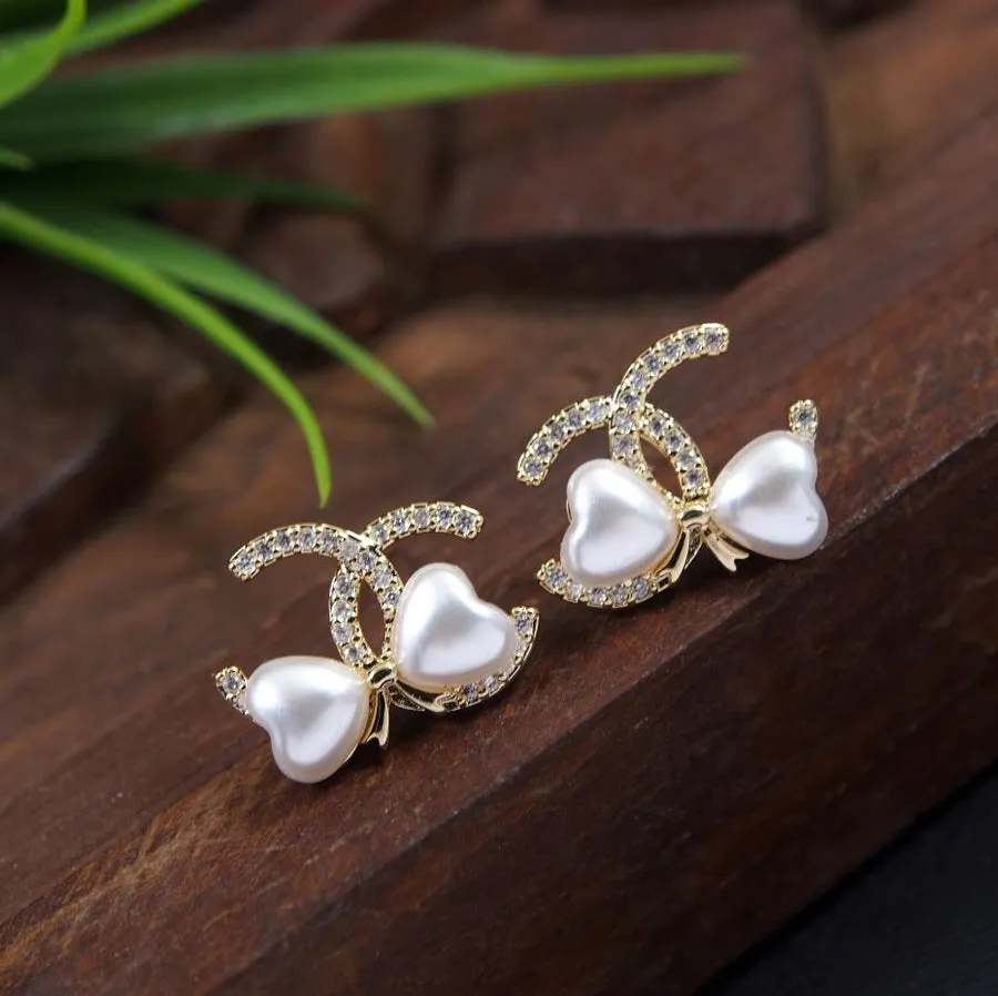 Korean Gold/ Silver/Rosegold Plated Bow Knot Design Fancy Stud Earring