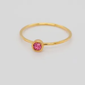 Large October Birthstone Ring