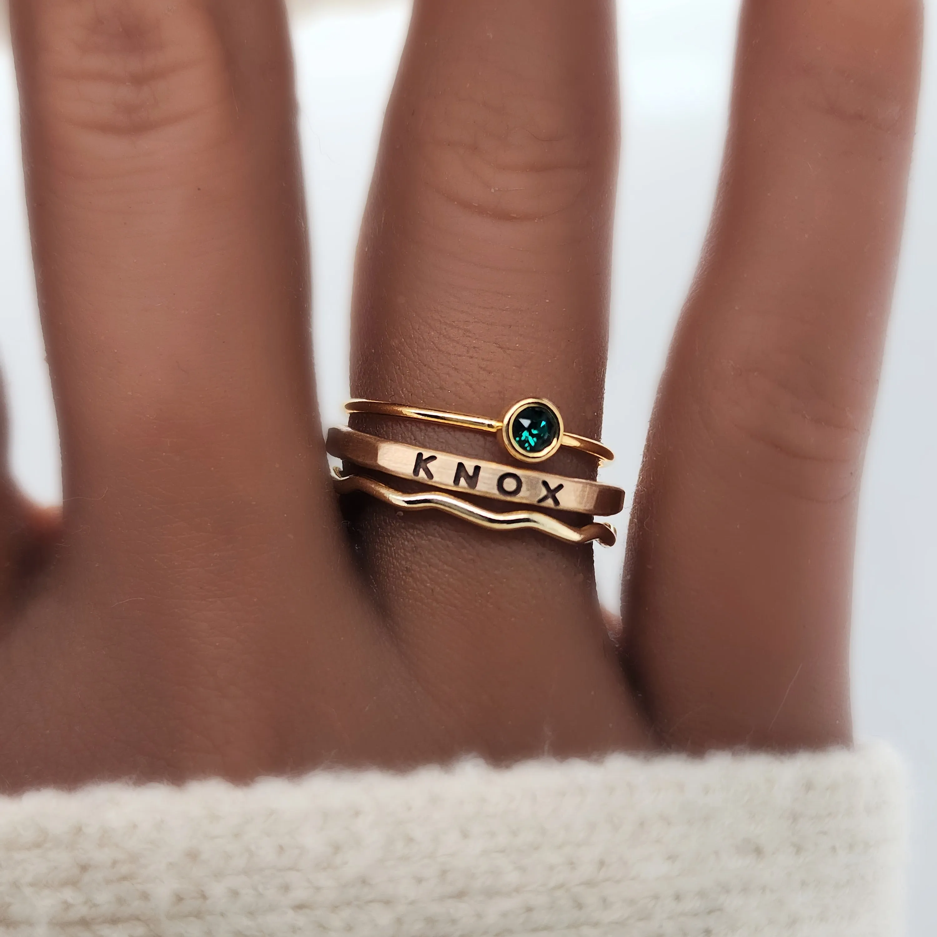 Large October Birthstone Ring