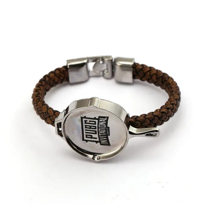 Leather Black Pan Bracelet