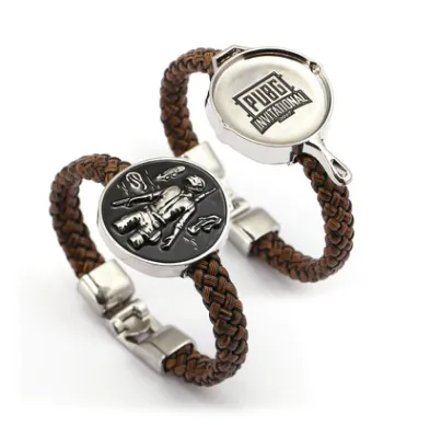 Leather Black Pan Bracelet