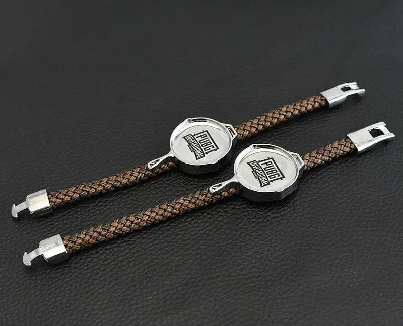 Leather Black Pan Bracelet