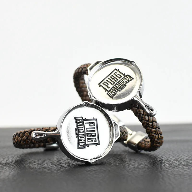 Leather Black Pan Bracelet