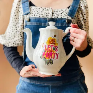 LET'S PARTY, Floral Tea Pot