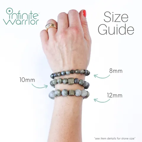 Light Amethyst Crystal Bracelet | Lavender   Silver Om Charm
