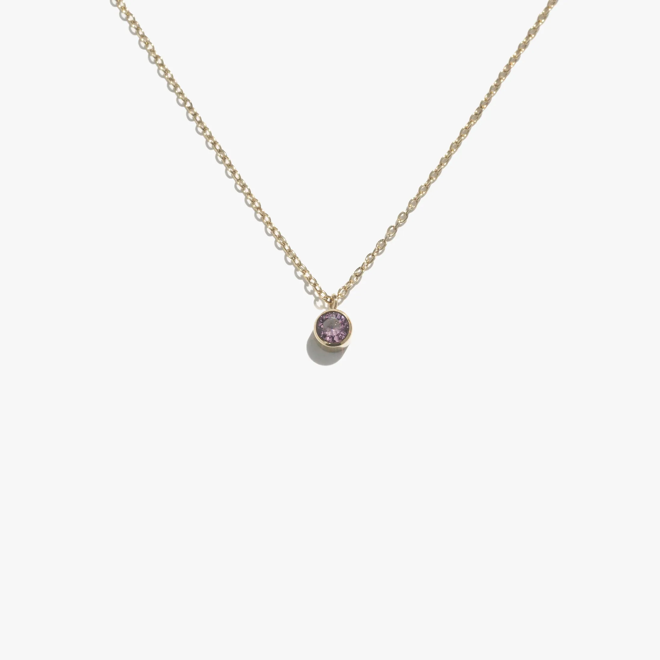Lonely Amethyst Comet Necklace