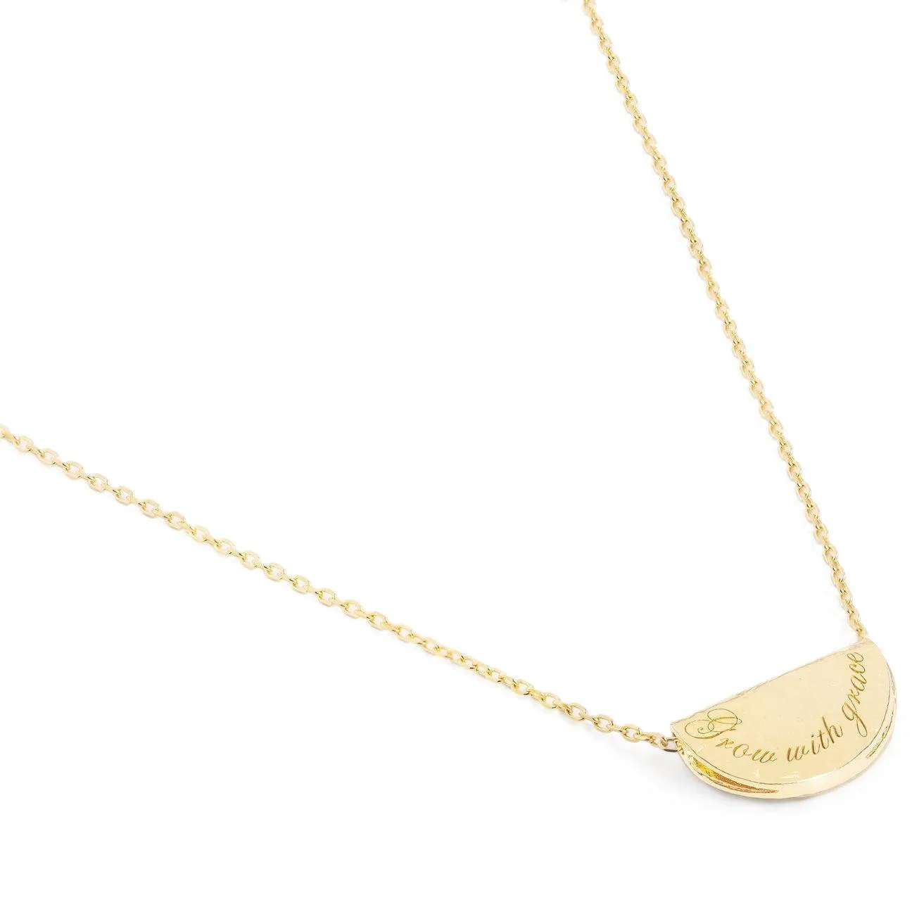 Lotus Birthstone Necklace | December