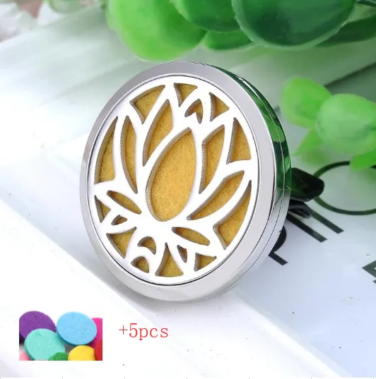 Lotus Flower Aromatherapy Car Diffuser Locket