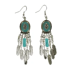 M&F Western Women's Blazin Roxx Feather Earrings 30636
