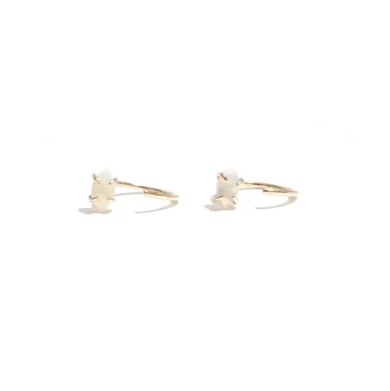 Marquis Opal Hugger Hoops