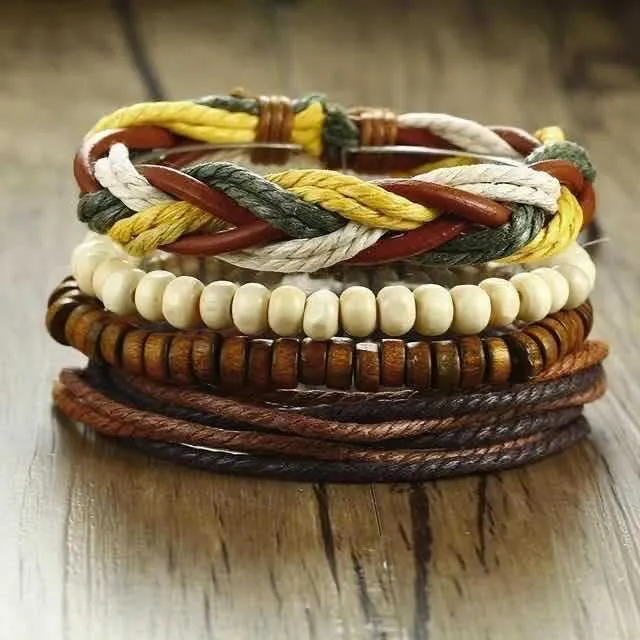 Men's Cowhide Leather Bracelet