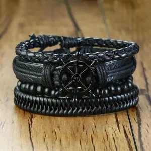 Men's Cowhide Leather Bracelet