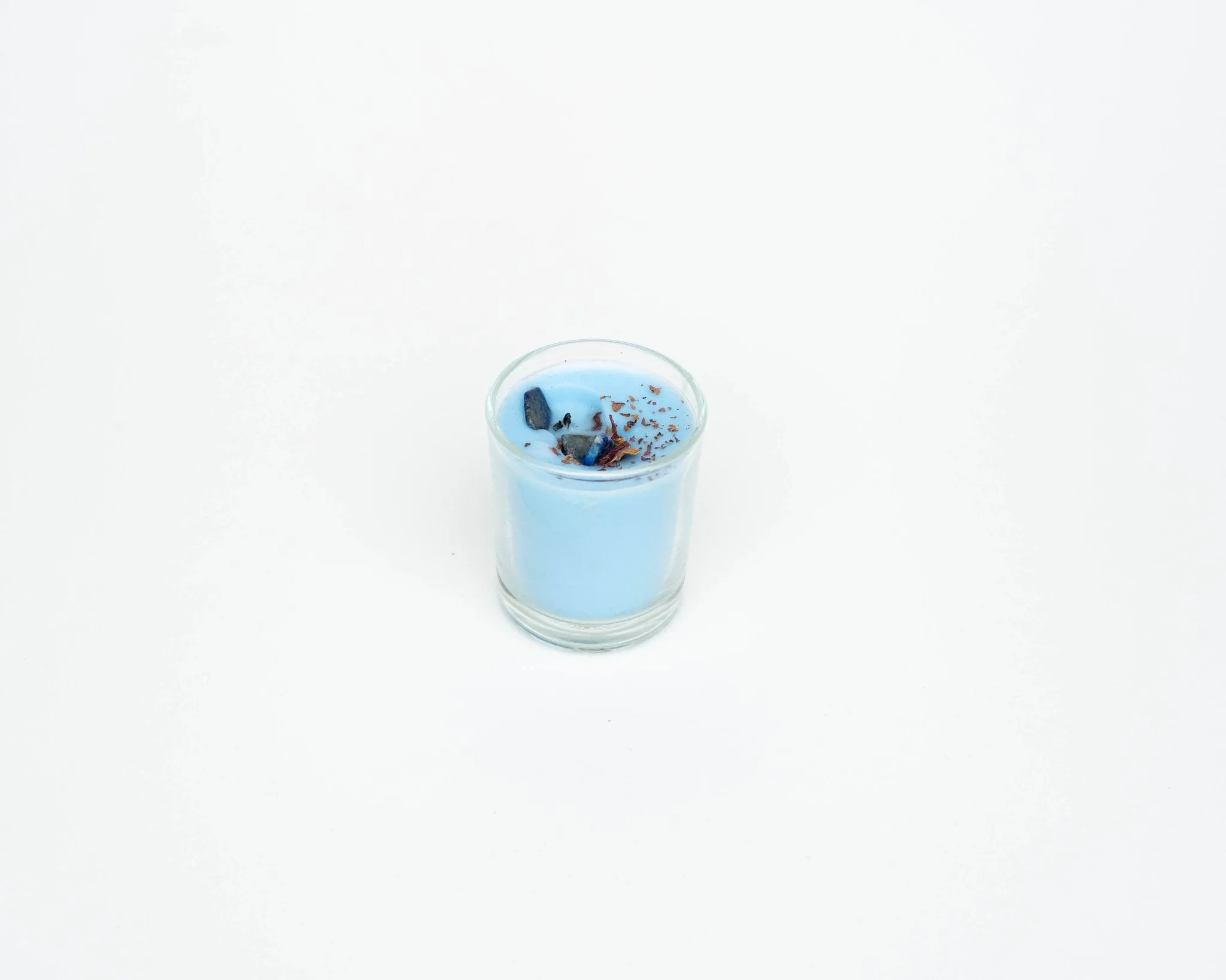 Mint Scented Lapis Lazuli Candle