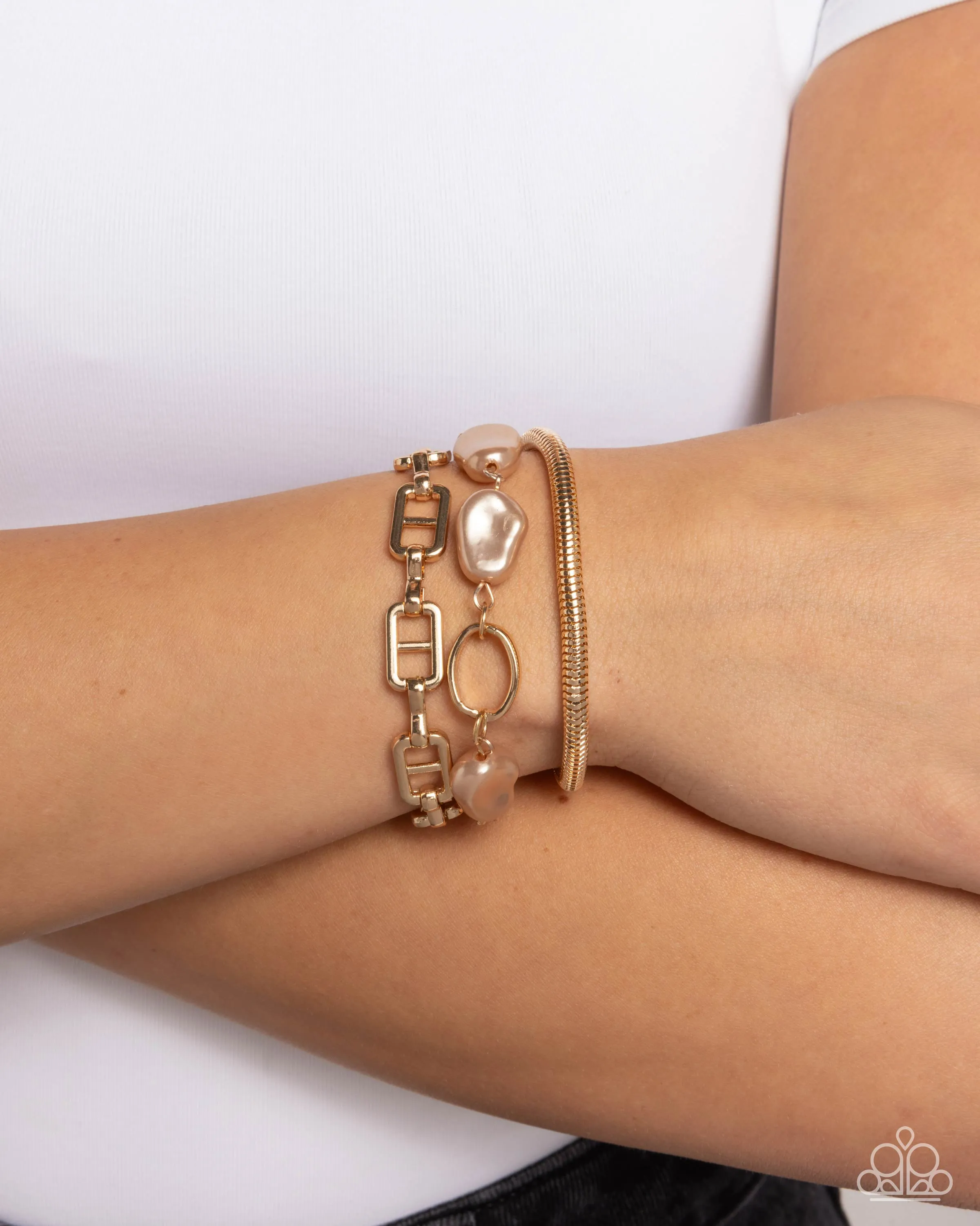 Modestly Mismatched - Brown Bracelet
