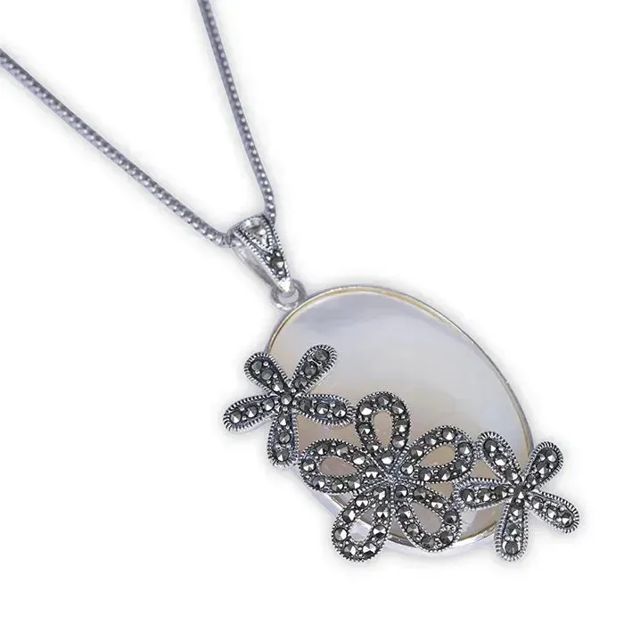 Moonlit Floral Delight Pendant Set