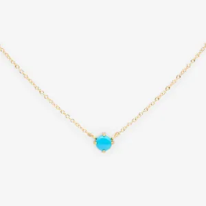 N5804TQ | Turquoise Wisp Necklace