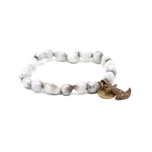 Natural Anchor Beaded Bracelet