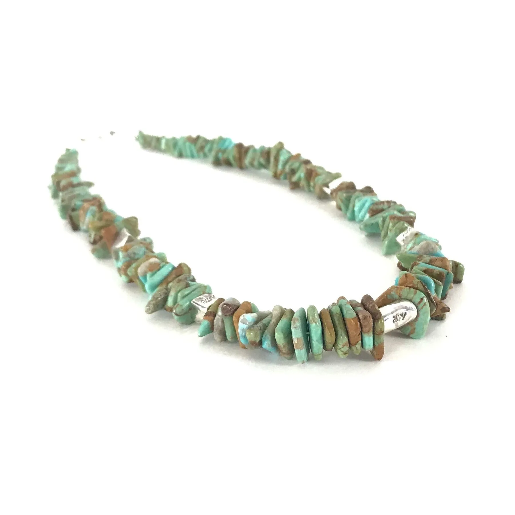 Nick Rosetta Carico Lake Turquoise Nugget Necklace