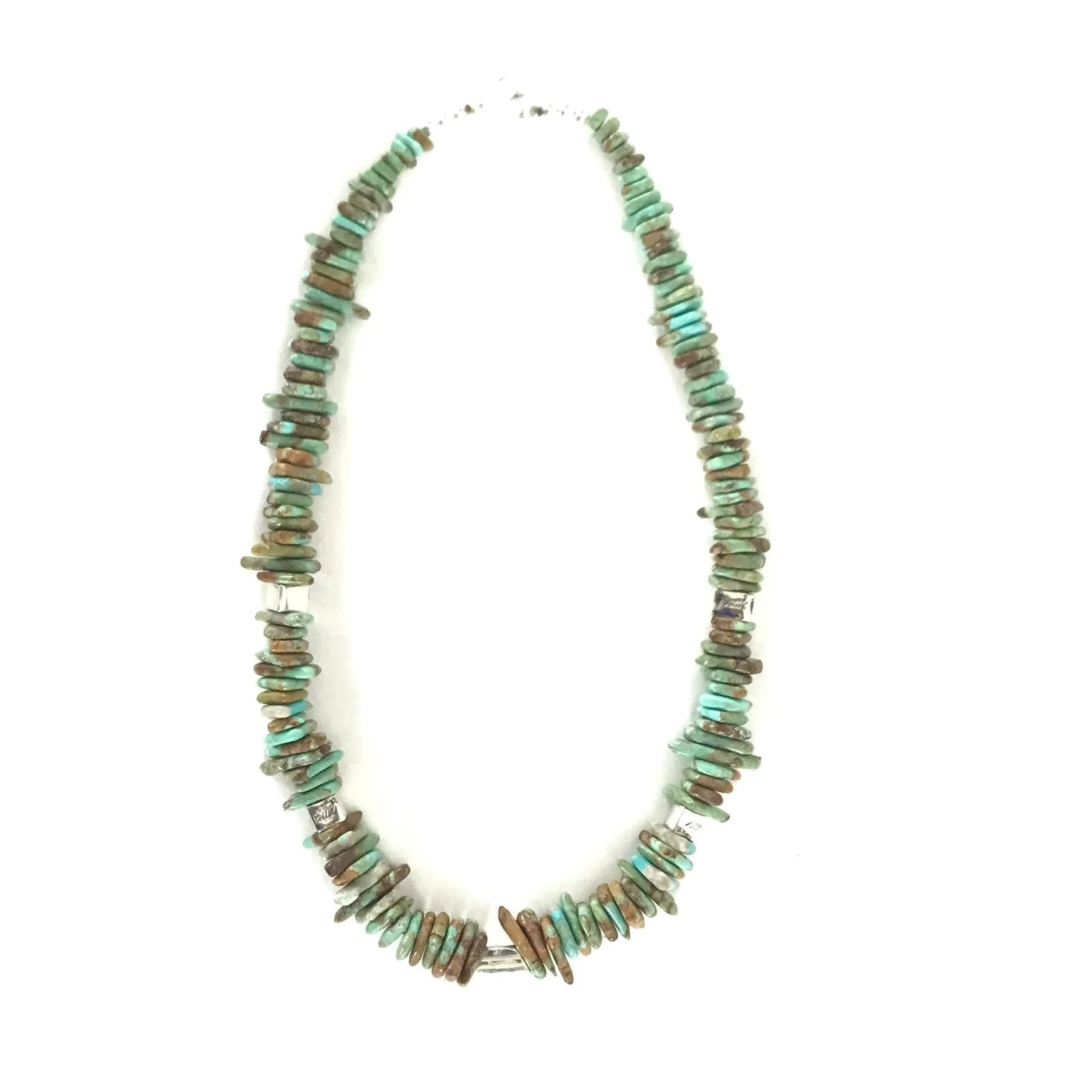 Nick Rosetta Carico Lake Turquoise Nugget Necklace