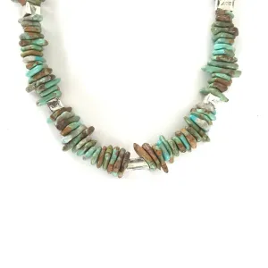 Nick Rosetta Carico Lake Turquoise Nugget Necklace