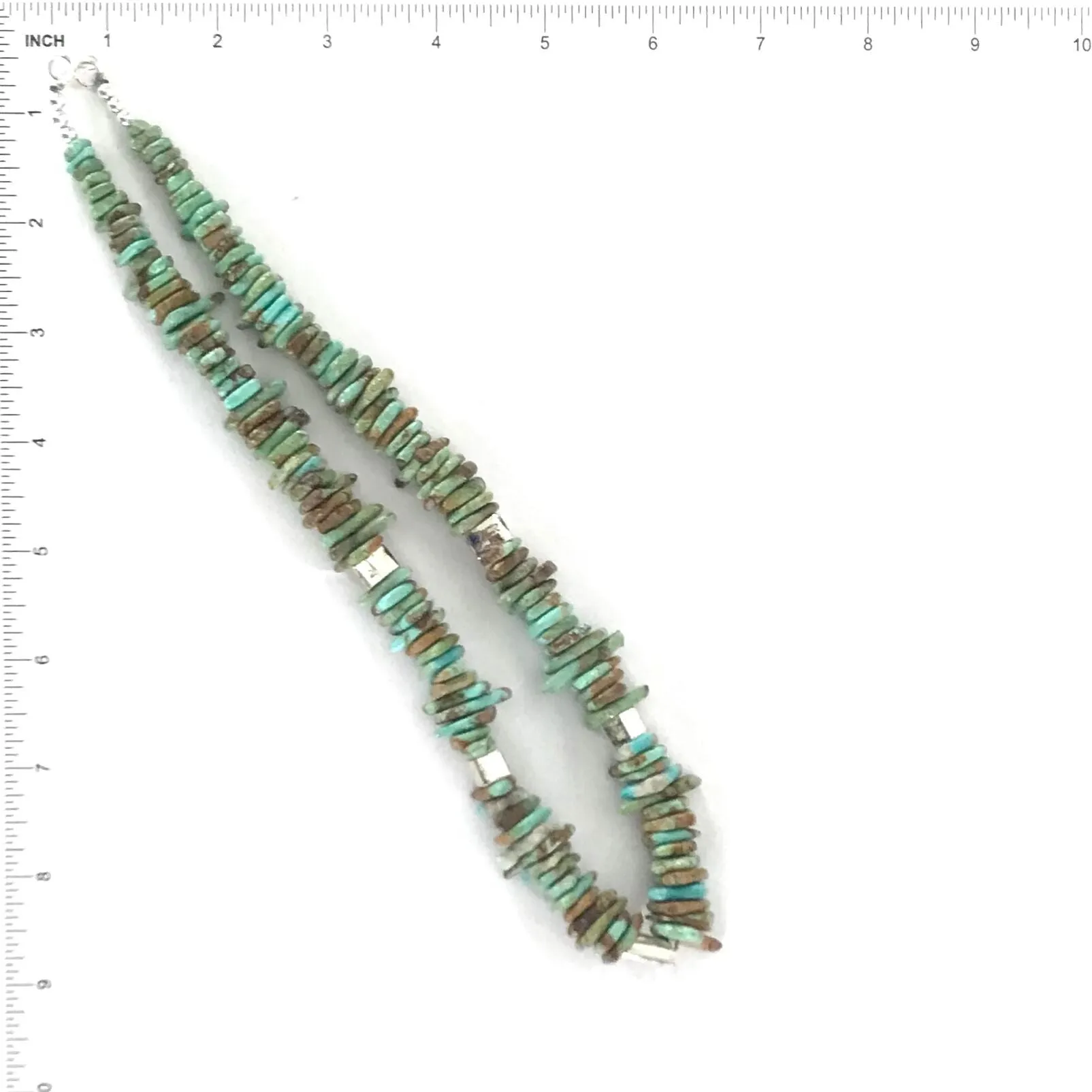 Nick Rosetta Carico Lake Turquoise Nugget Necklace