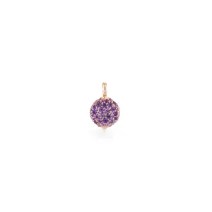 OC X WF 18K SMALL AMETHYST PEBBLE LOCKET